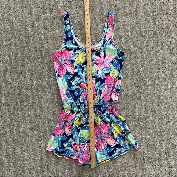 Lilly Pulitzer Tala Romper in Nauti Navy Capri Sun Pink Size Small - Picture 3 of 8